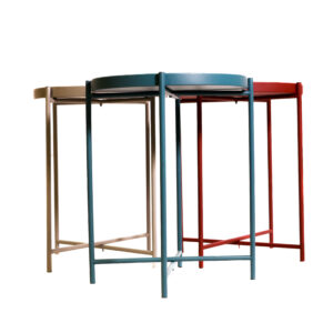 Round tray site table