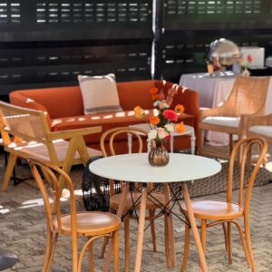 Dining table and chairs